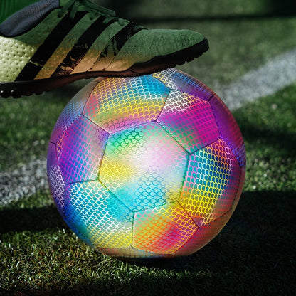 Bola de futebol luminosa