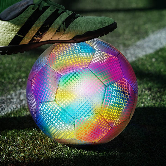 Bola de futebol luminosa