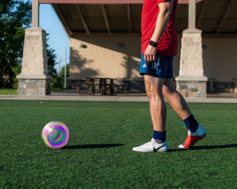 Bola de futebol luminosa
